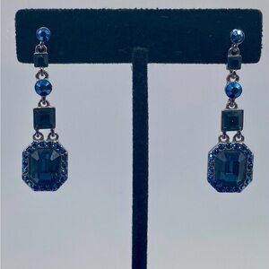Givenchy Rhinestone Dangle Earrings